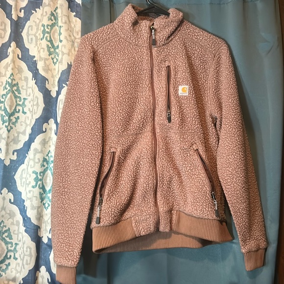 Carhartt relaxed carhartt women’s fleece jacket - Picture 1 of 1